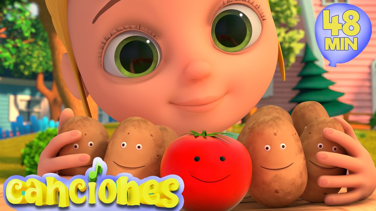 Una patata, dos patatas -  Canciones infantiles aprender a contar