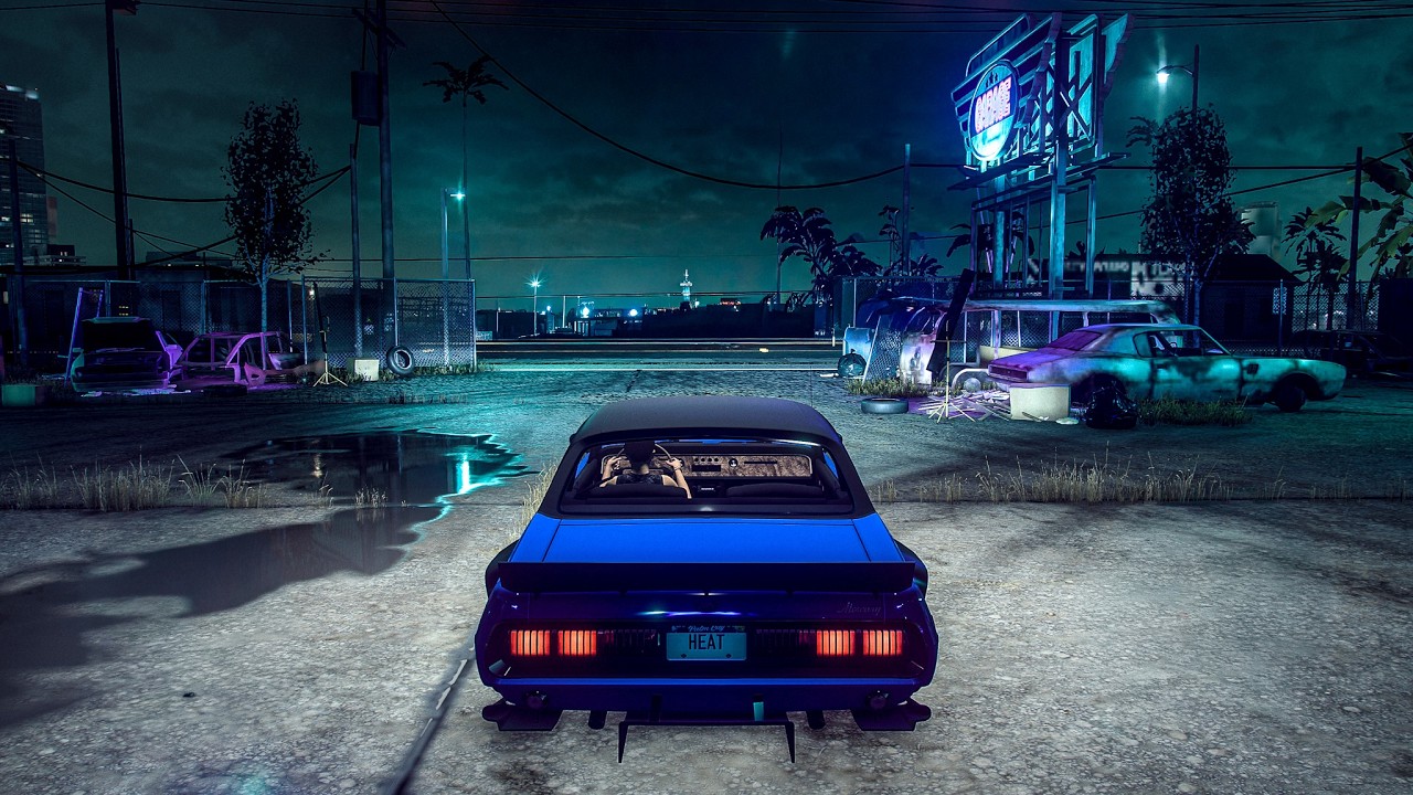 Mercury Cougar 67 Custom and Race Need For Speed Heat Ultra Graphics