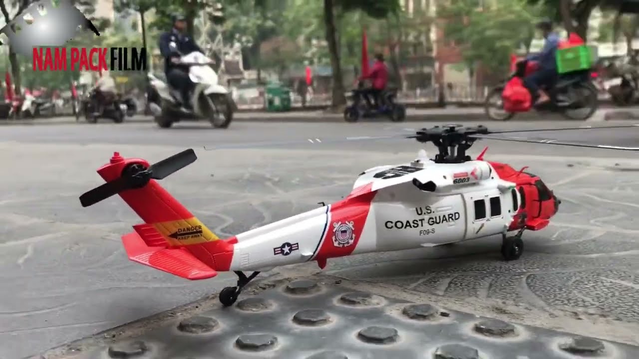 F09s Helicopter - Đập Hộp và Bay Test Trực Thăng F09s