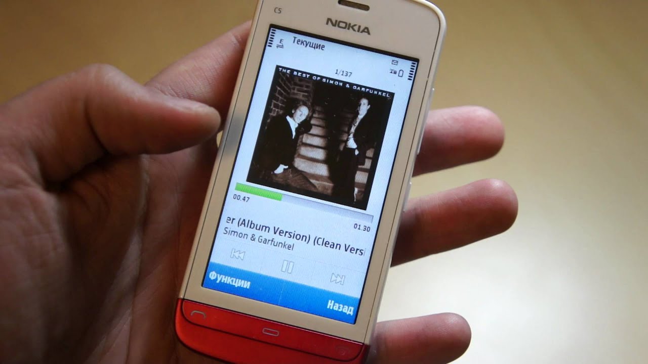Видео Nokia C5-06