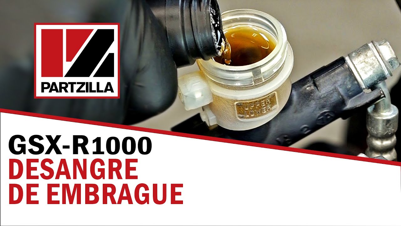 Cómo Desangrar el Embrague Hidráulico de una Motocicleta | Suzuki GSXR 1000 | Partzilla.com