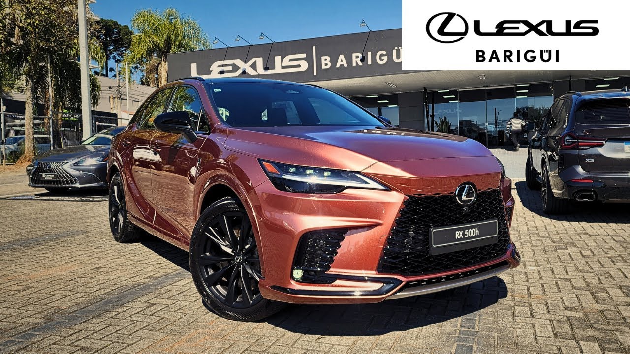 NOVO LEXUS RX 500H F-SPORT HYBRID 2025 | O SUV HÍBRIDO COM 371 CV DETALHES DO INTERIOR