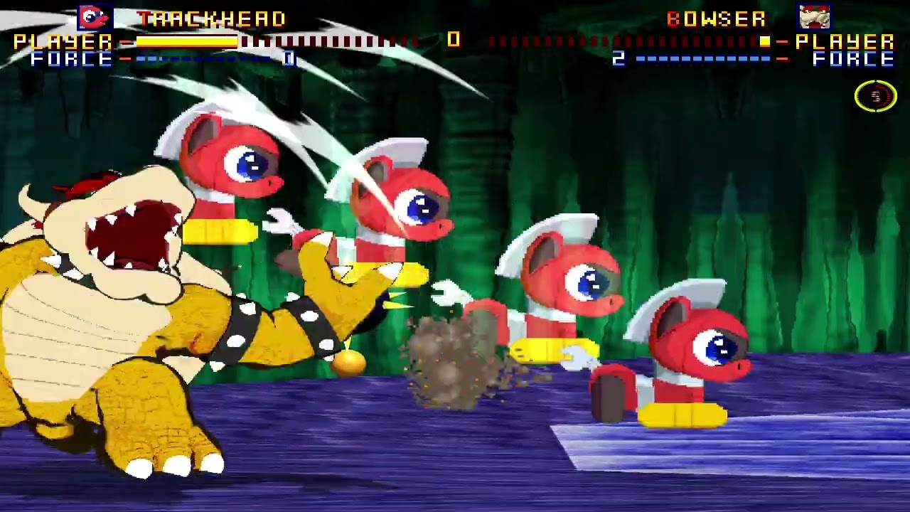 The chronicles of MUGEN  - Trackhead (me) vs Bowser (OHMSBY)