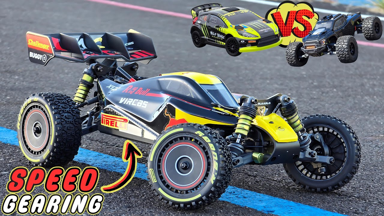 New Rlaarlo X12S Buggy vs Omni Terminator vs XTS F10 - Speed Pinion Testing!