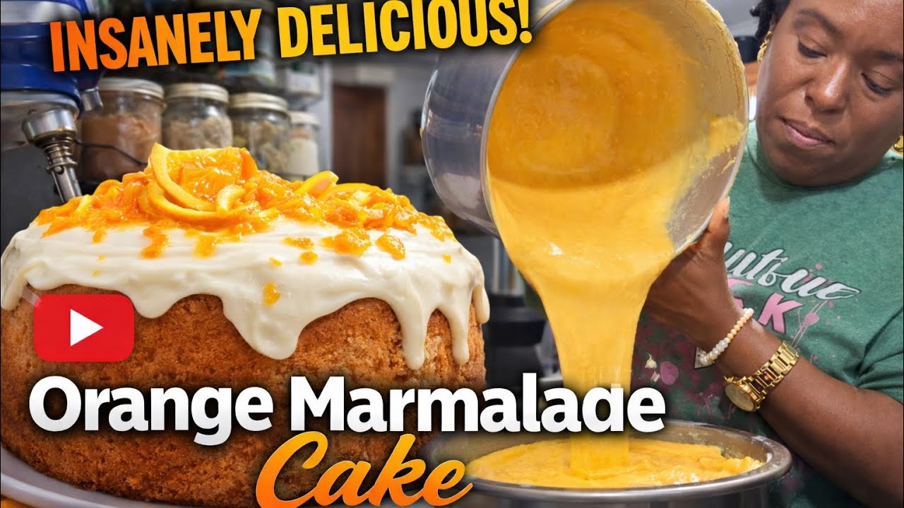 Невероятно вкусный 🍊 мармеладный торт