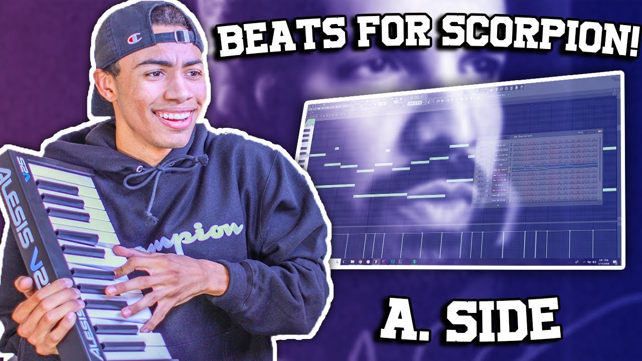 Making A Beat From SCRATCH For The A SIDE of Drake's 
