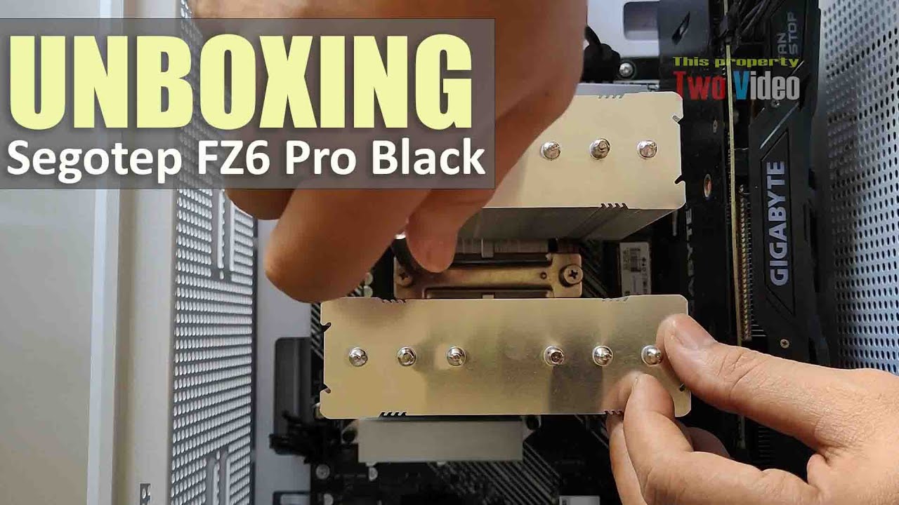 Segotep FZ6 Pro Unboxing | Low budget Dual Tower CPU Cooler