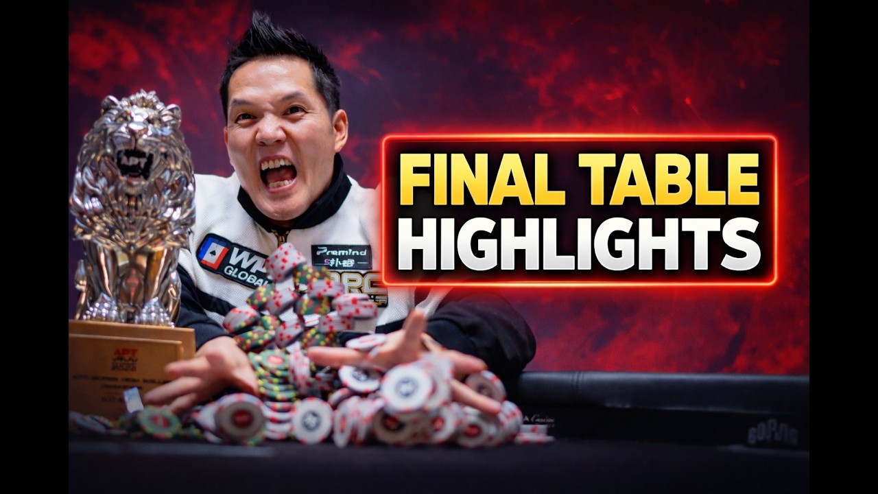 Тони Лин против Рюты Накаи: основные моменты финального стола | APT Jeju 2026 Super High Roller