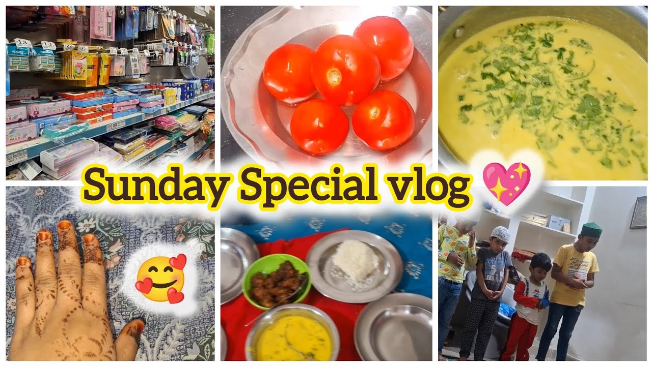 Hyderabadi Mom Full Day Busy Routine 🥰 Sunday Special vlog 💖 #vlog #food #cooking #dailyvlog 