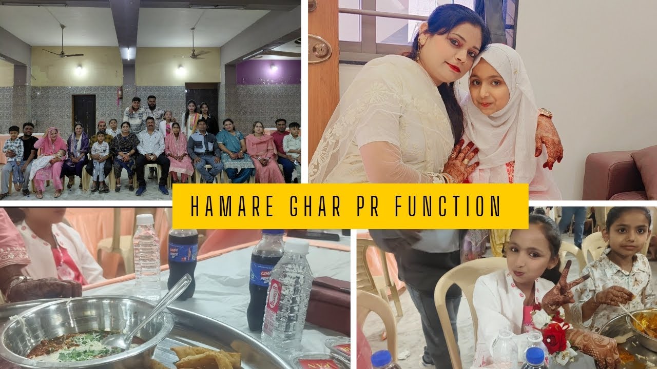 Mere devar ka new home 🏠🥳 hamare ghar par function 😍 shekh family 🫶🏻 sonu ki friends k sath fun 😅 