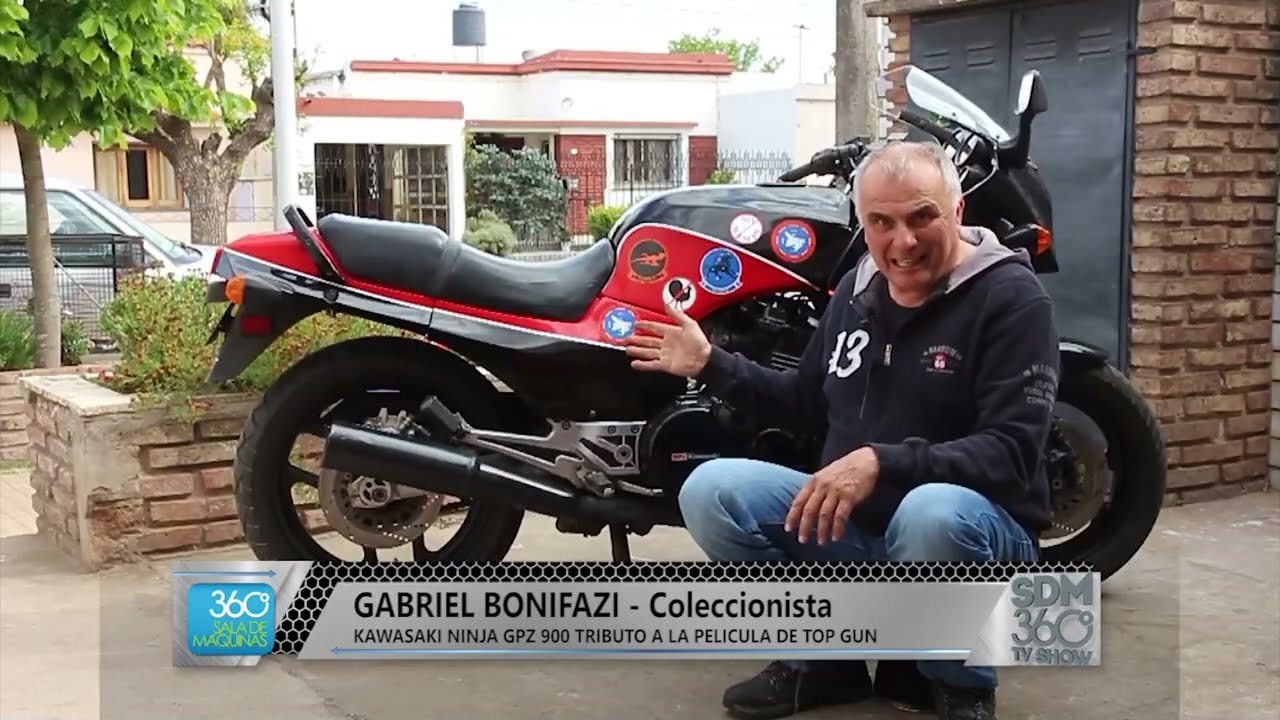 KAWASAKI NINJA GPZ 900 TOP GUN GABRIEL BONIFAZI