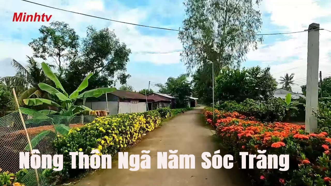 Khám Phá Vùng Nông Thôn Phường 2 Thị Xã Ngã Năm Tỉnh Sóc Trăng Từ Cầu Trà Ban Đến Chợ Trà Cú.