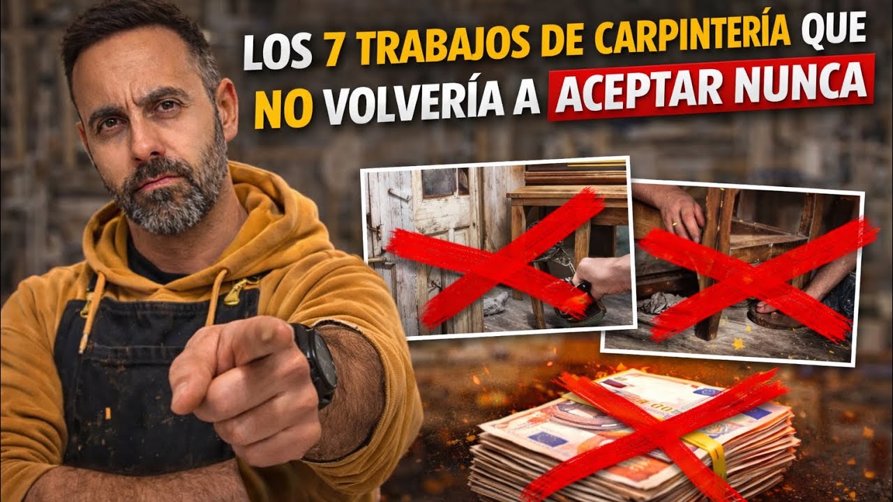 7 trabajos de carpinter&iacute;a que NO volver&iacute;a a aceptar (aprend&iacute; por las malas)
