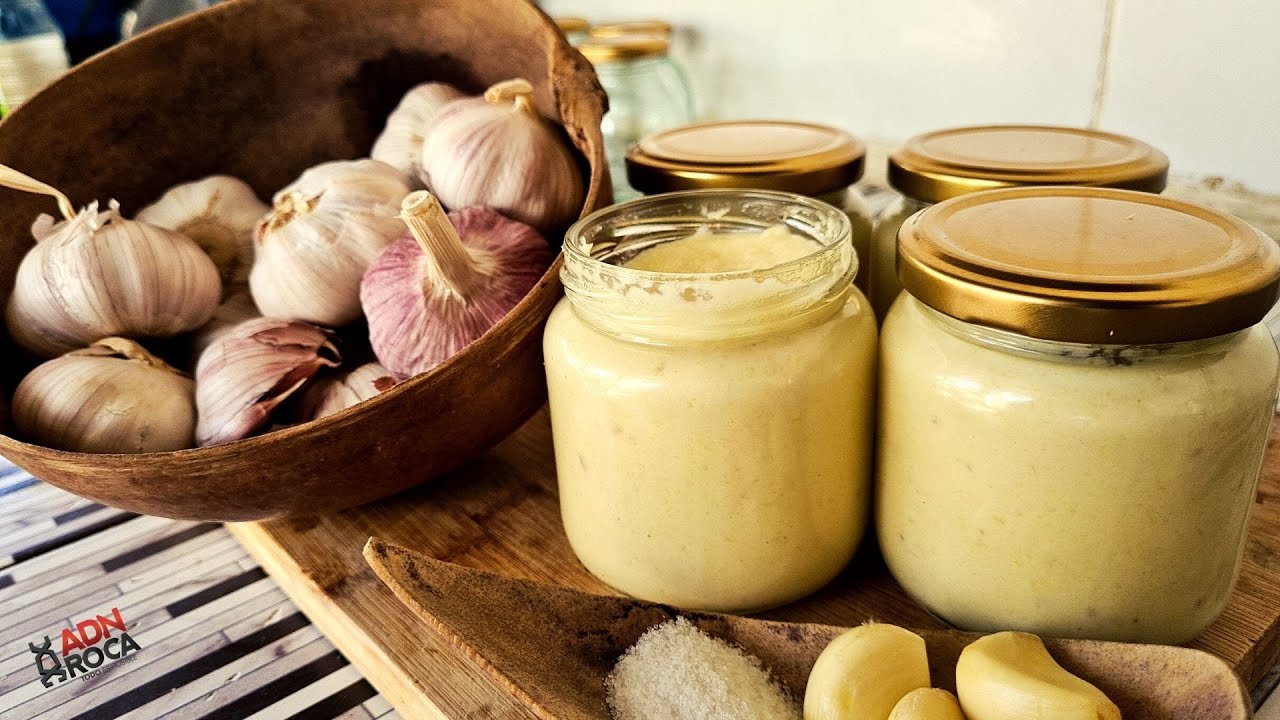 ¿CÓMO HACER SALSA DE AJO PASO A PASO? - ¿CÓMO HACER SALSA DE AJO CASERA? - RECETAS PARA NEGOCIO