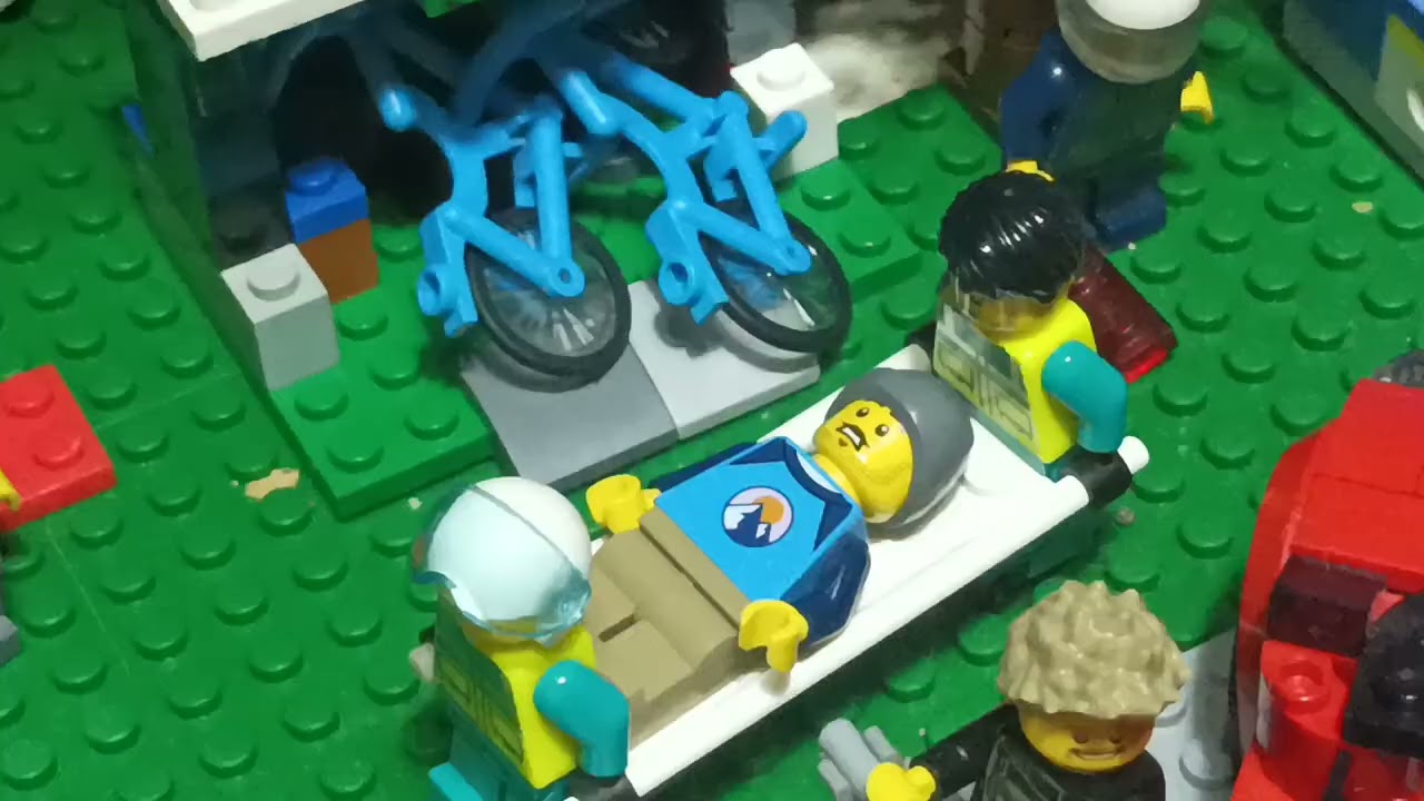 Lego stop motion accident 