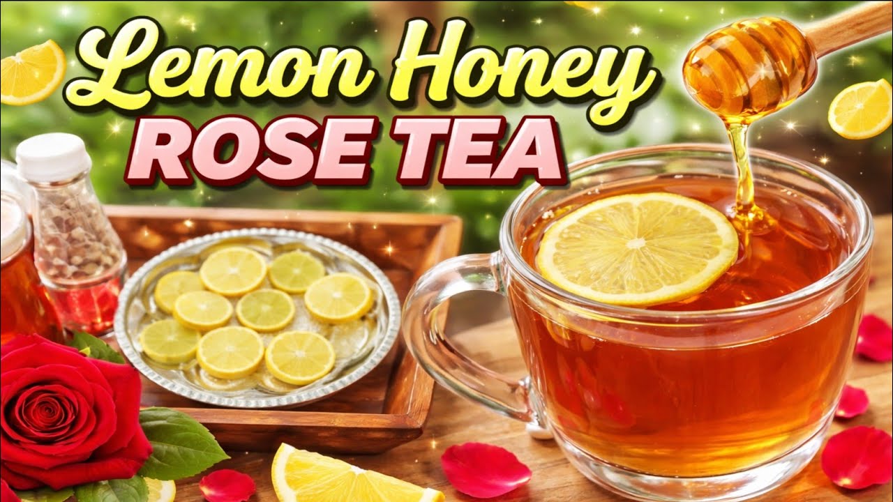 Drink This Lemon Honey Rose Tea Daily | Amazing Benefits