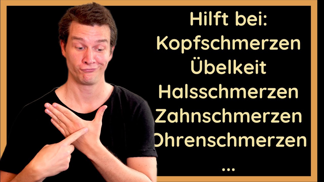 Qi Gong Technik gegen Kopfschmerz, Übelkeit, etc.!