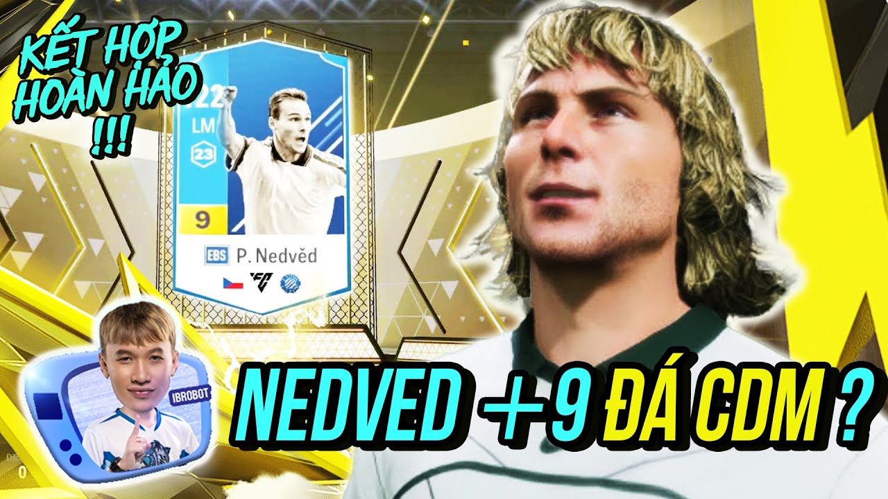 ĐẬP THÀNH CÔNG NEDVED +9 CHO VỊ TRÍ CDM NICK CHÍNH IBROBOT LEO RANK SIÊU SAO CỰC DỄ | FC ONLINE