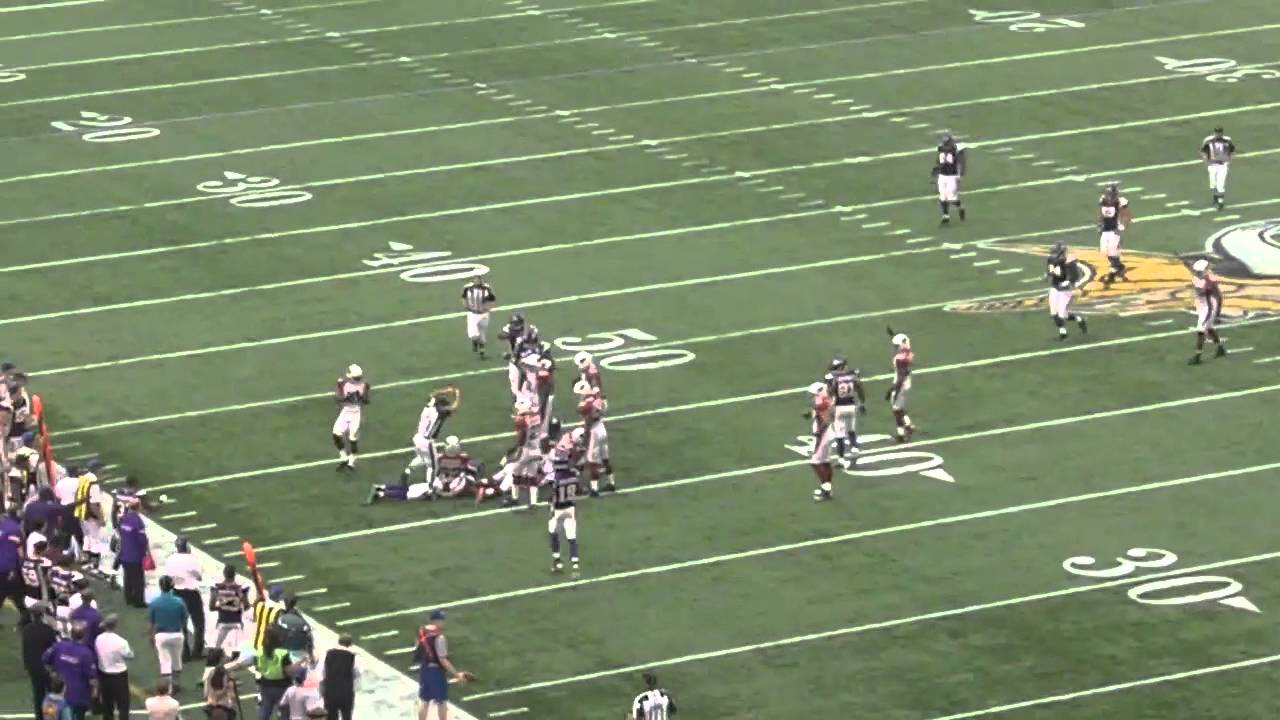 Vikings vs. Cardinals, some clips