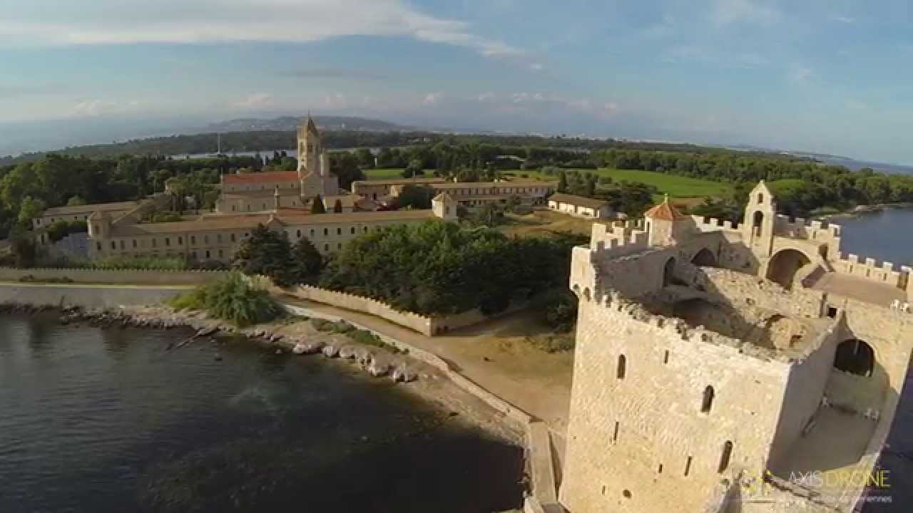 B6 drone video Cannes iles de lerins