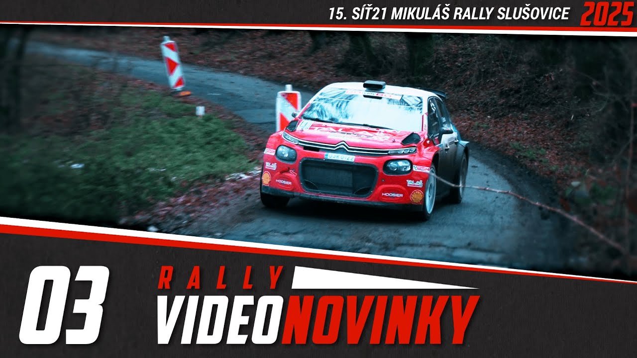 15. S&iacute;ť21 Mikul&aacute;&scaron; Rally Slu&scaron;ovice 2025 - 🎥⁣ VIDEONOVINKY 03 - průjezdy a rozhovory v c&iacute;li