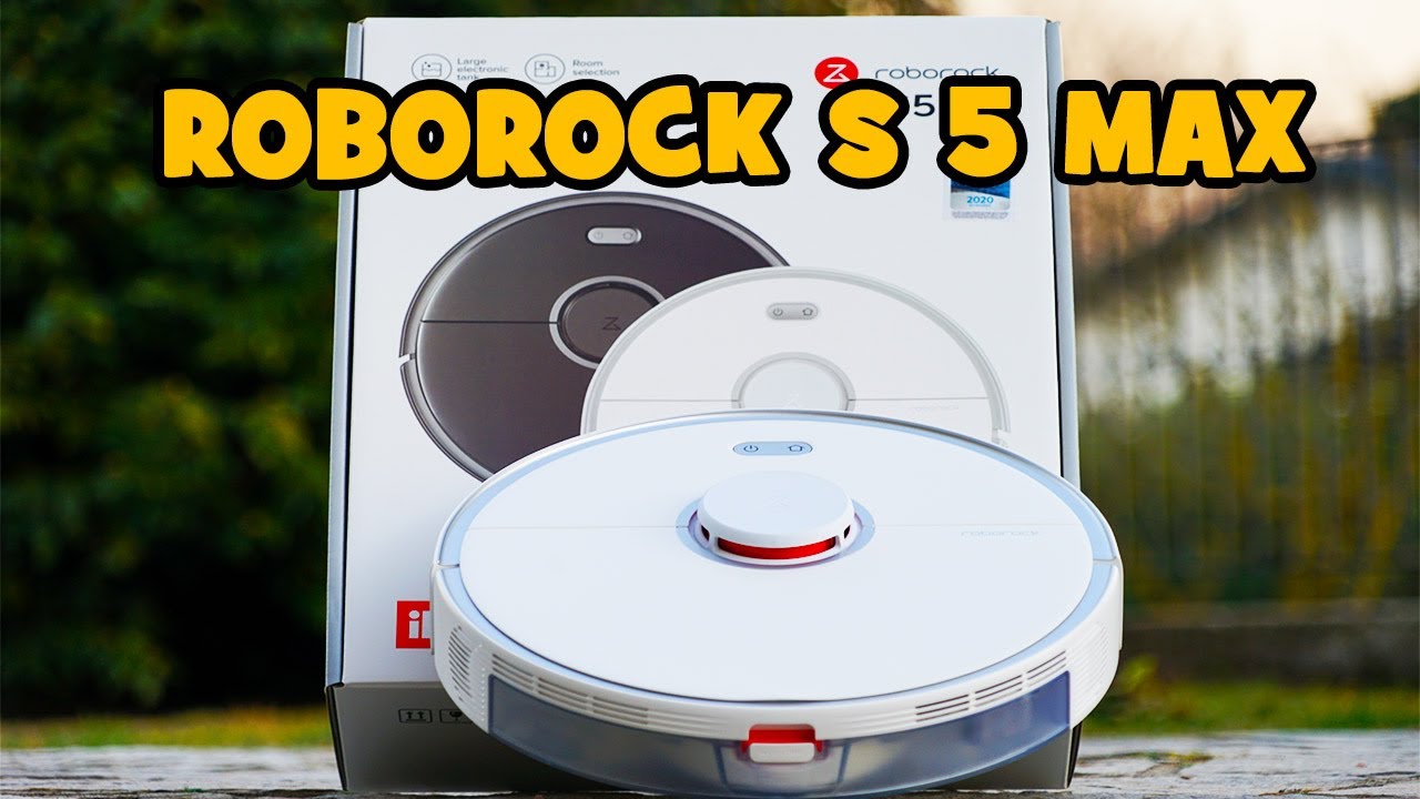 Recensione Roborock S 5 Max// lava, aspira, torretta laser IL MIGLIORE PER QUALITÀ PREZZO?!!