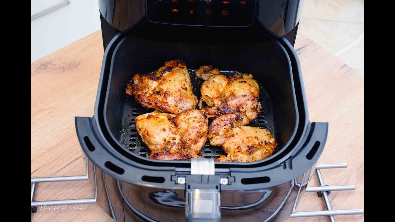 🍗 Бедра без костей в аэрогриле🍗 рецепт нежного и идеально подрумяненного куриного стейка