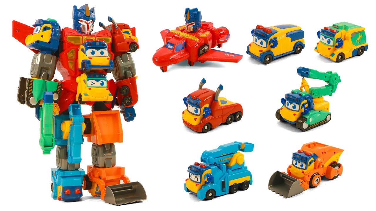 GoGoBUS Magnetic Building Blocks Construction Vehicles Transformation