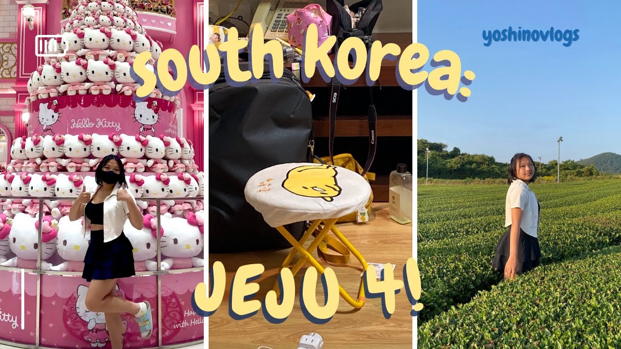 south korea 22: trip to jeju pt 4 (hello kitty island & osulloc green tea field)