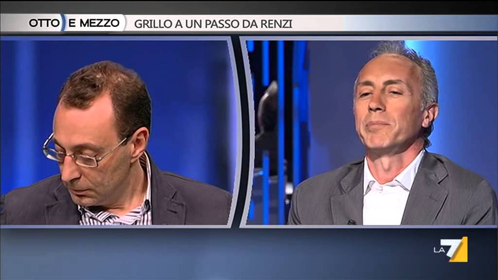 Otto e mezzo - Grillo a un passo da Renzi (Puntata 22/06/2015)