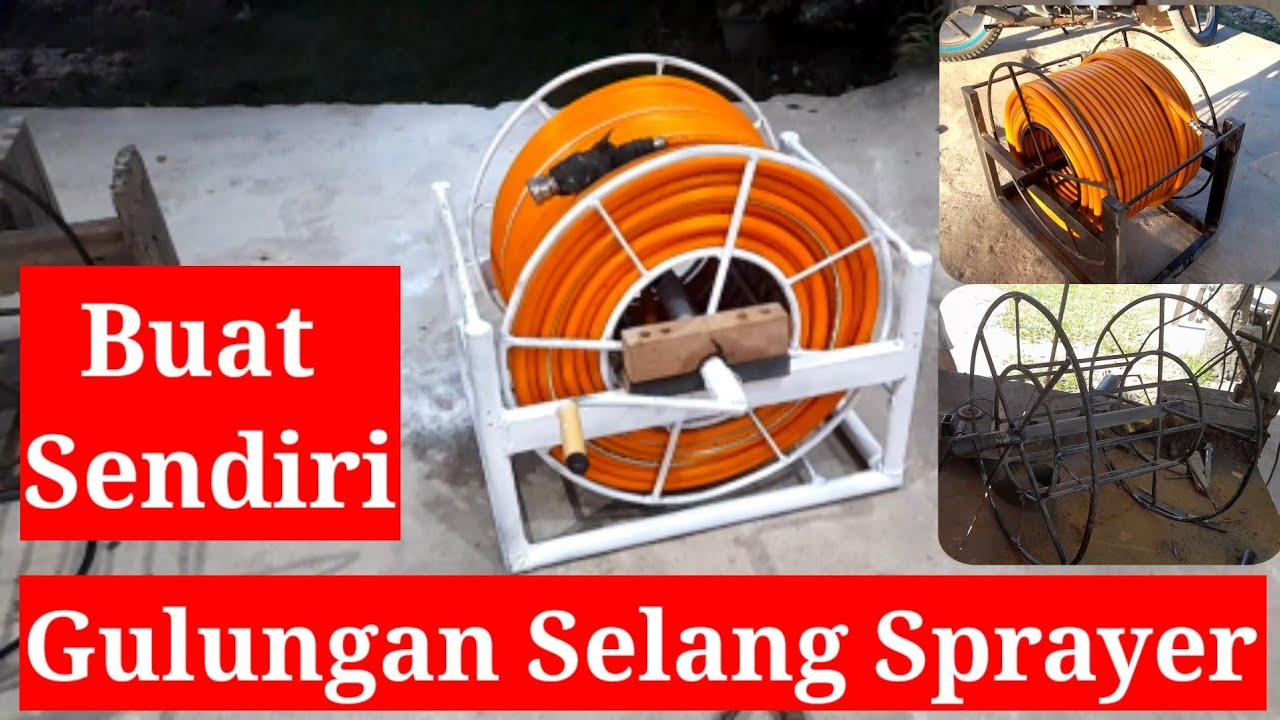 Membuat Gulungan Selang Sprayer 100 meter