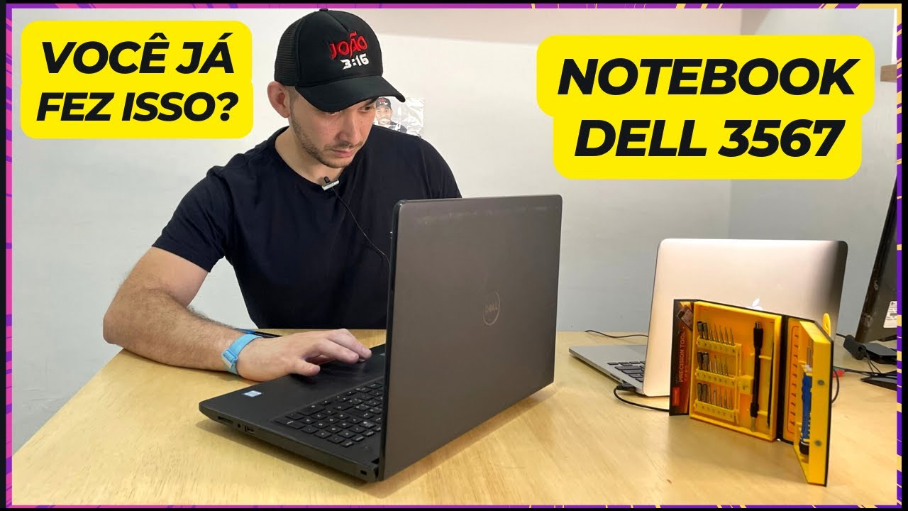 Aprenda Como abrir Notebook DELL 3567 Inspiron Series 3000 e trocar a Pasta Térmica - Aula Completa