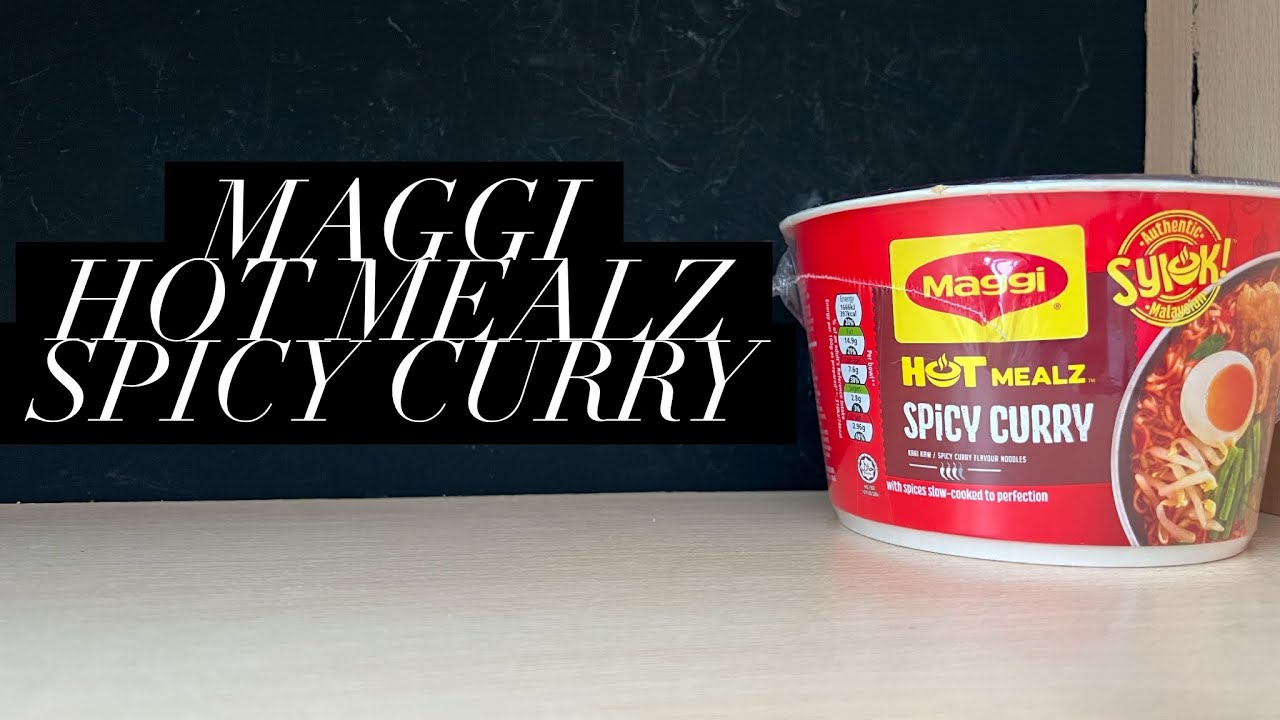 Обзор острого карри Maggi Hot Mealz, обзор малайзийской лапши Sylok, обзор лапши Maggi