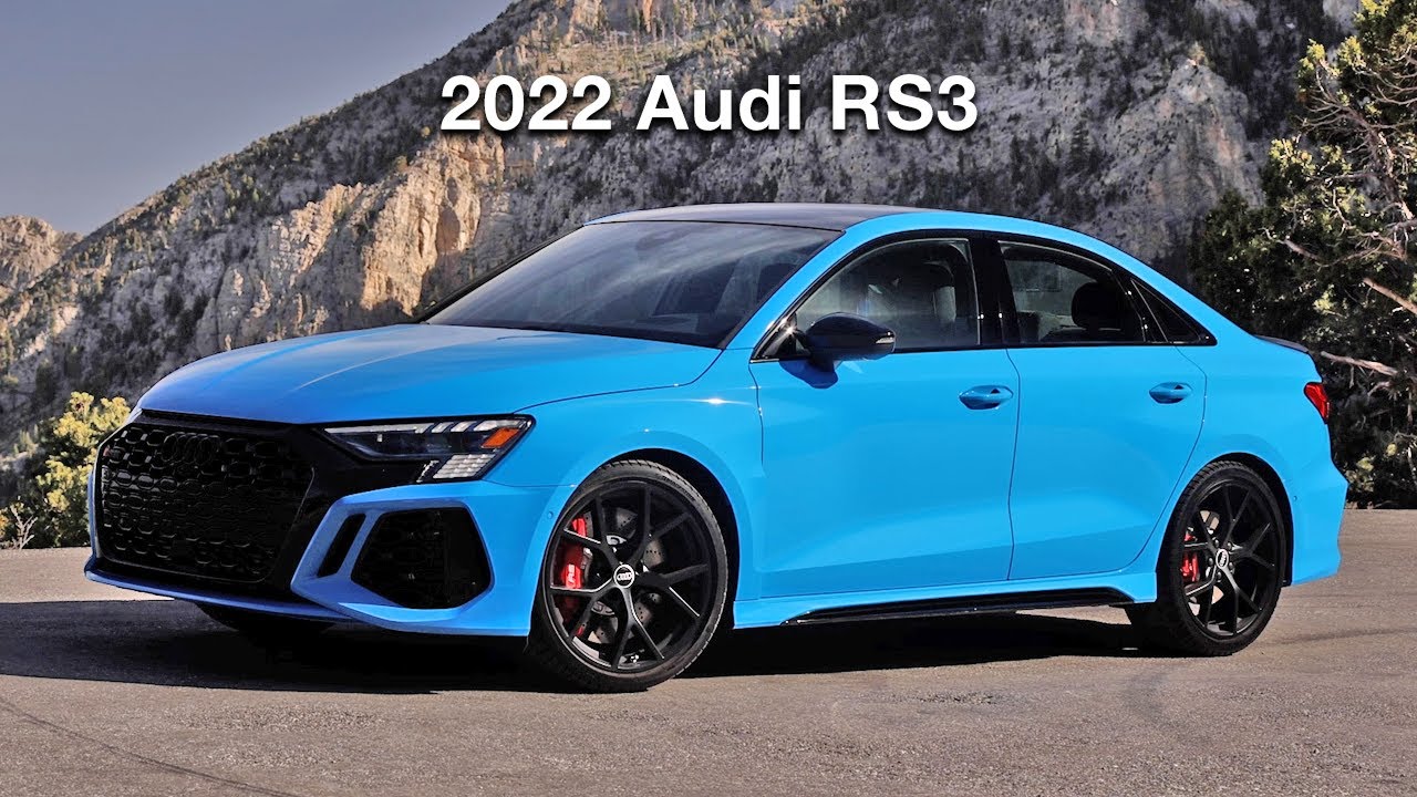 2022 Audi RS3 in Turbo Blue