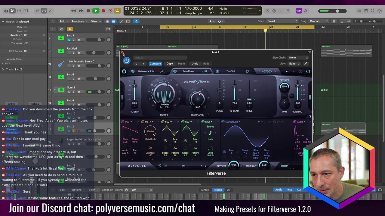 Filterverse 1.2.0 Sound Design