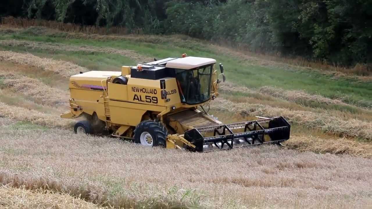 TREBBIATURA FRUMENTO 2013 CON NEW HOLLAND AL59 HILLSIDE  FULL HD