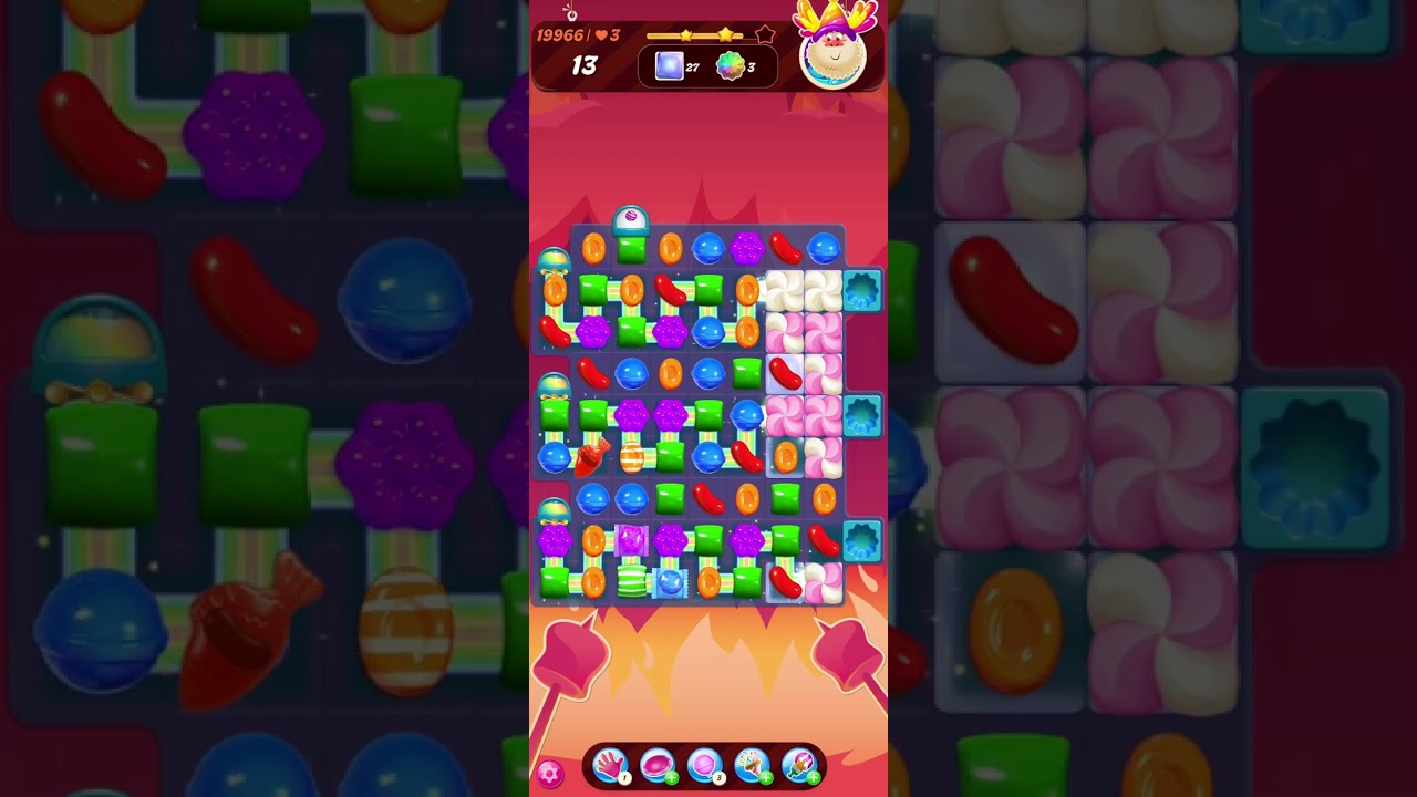 Candy Crush Level 19966 GamePlay