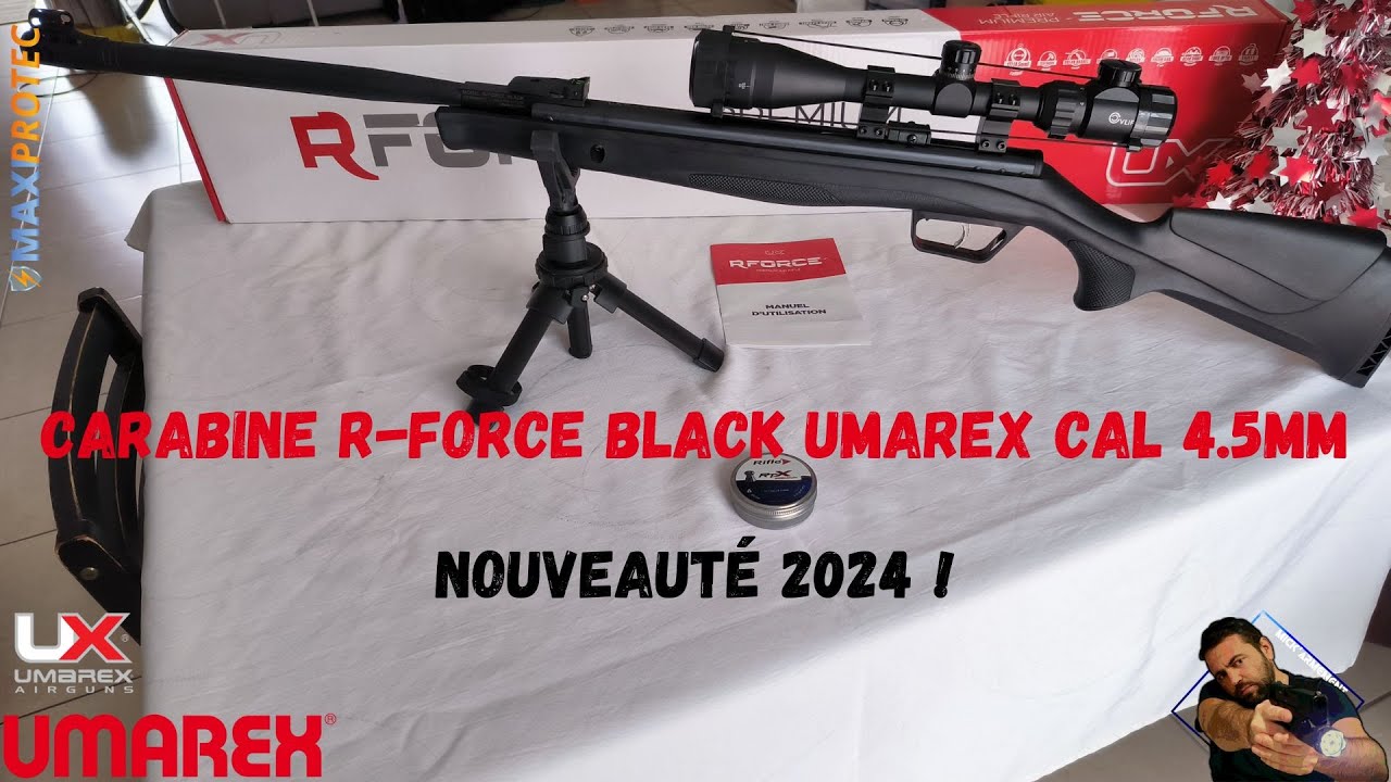 Carabine R-Force Black UMAREX Cal.4.5mm à plombs Une nouveauté surprenante !