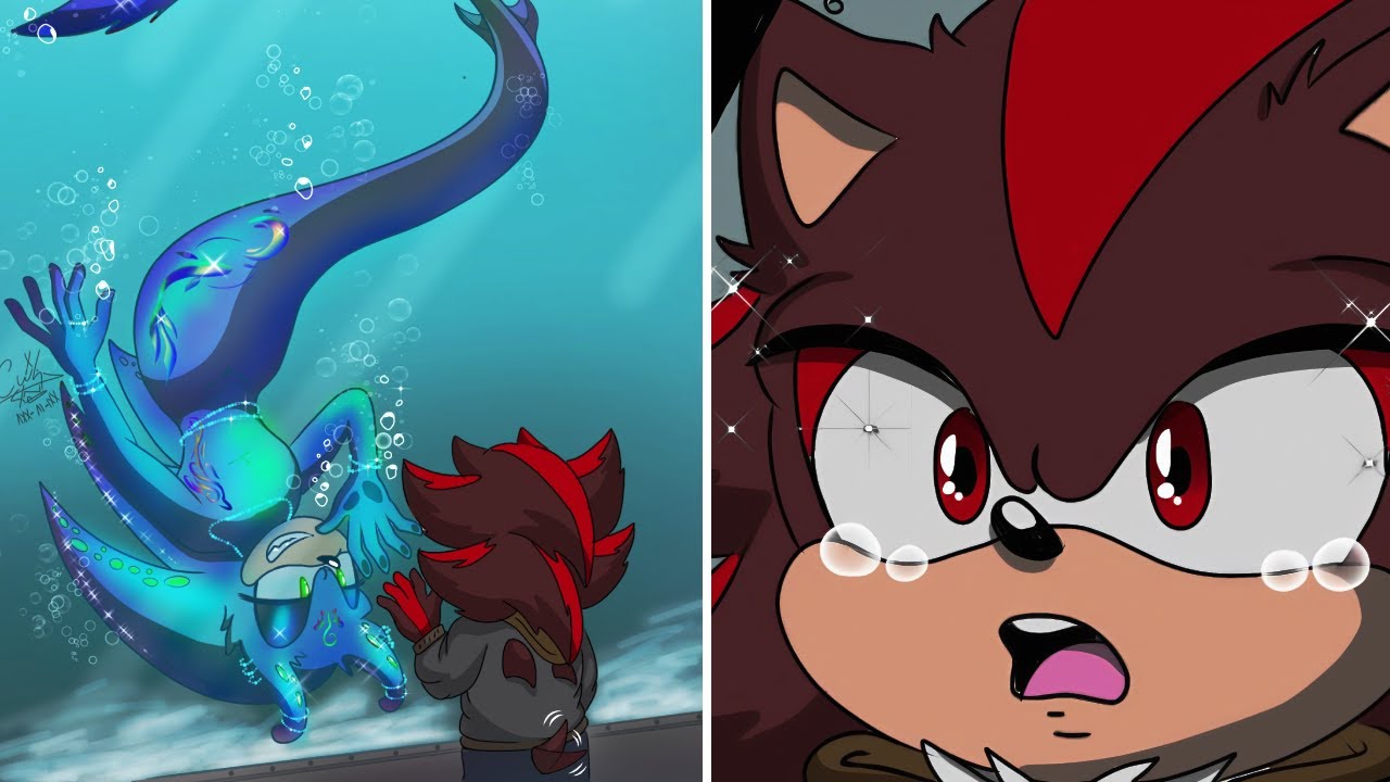 Shadow the Kid with Sonic the Triton 🧜&zwj;♂️  💫💖 COMIC DUB