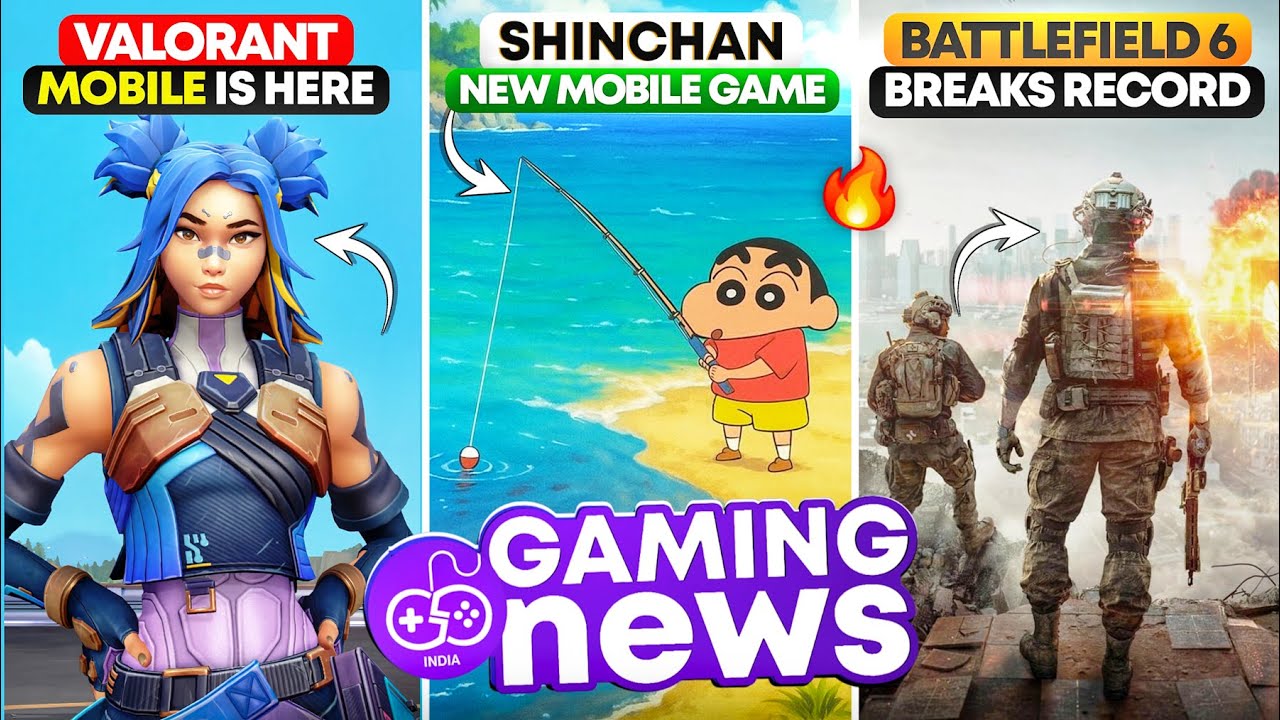 Valorant Mobile Date 😱, Shinchan Mobile, Stellar Blade, FAUG, PS5, Xbox, Far Cry TV | Gaming News 44