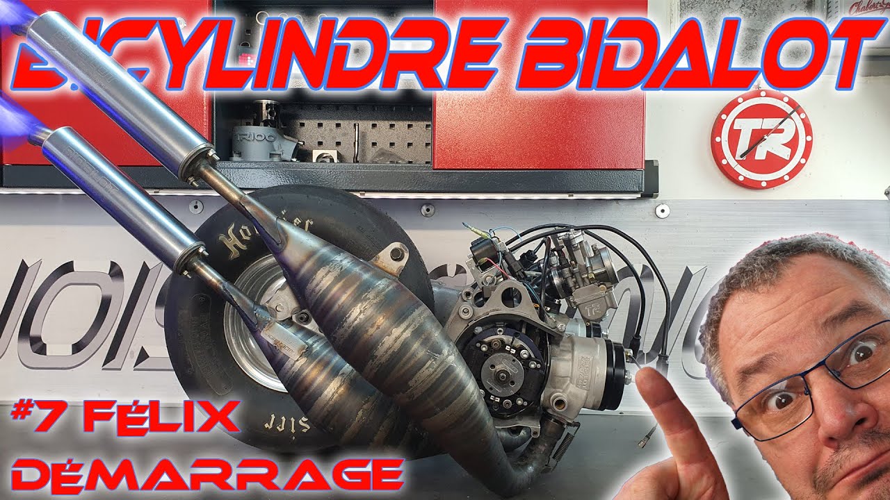 #7 Félix je démarre le moteur du bicylindre !