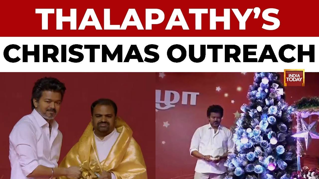 TVK Chief Vijay's Christmas Outreach Aims to Woo DMK's Traditional Minority Vote Bank | India Today