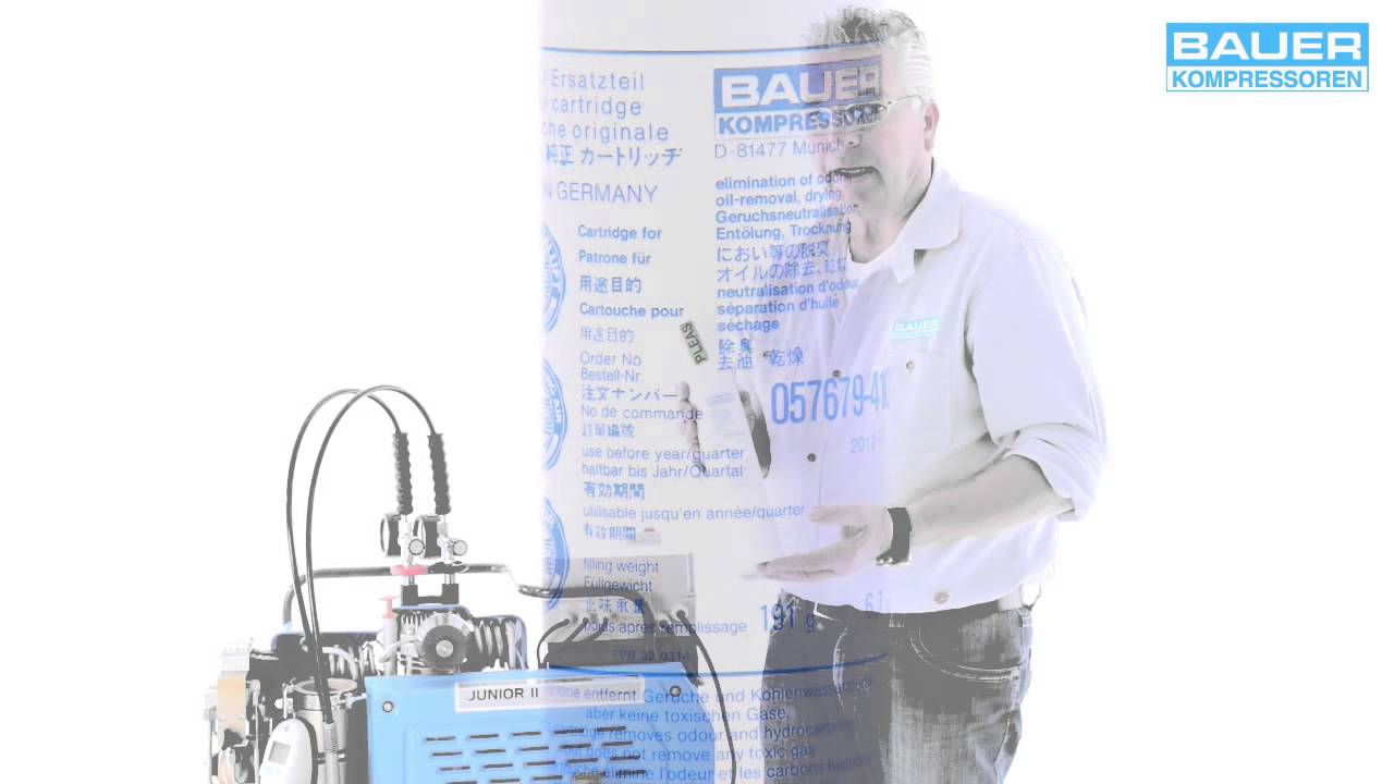 Inbetriebnahme - BAUER JUNIOR II Kompressor