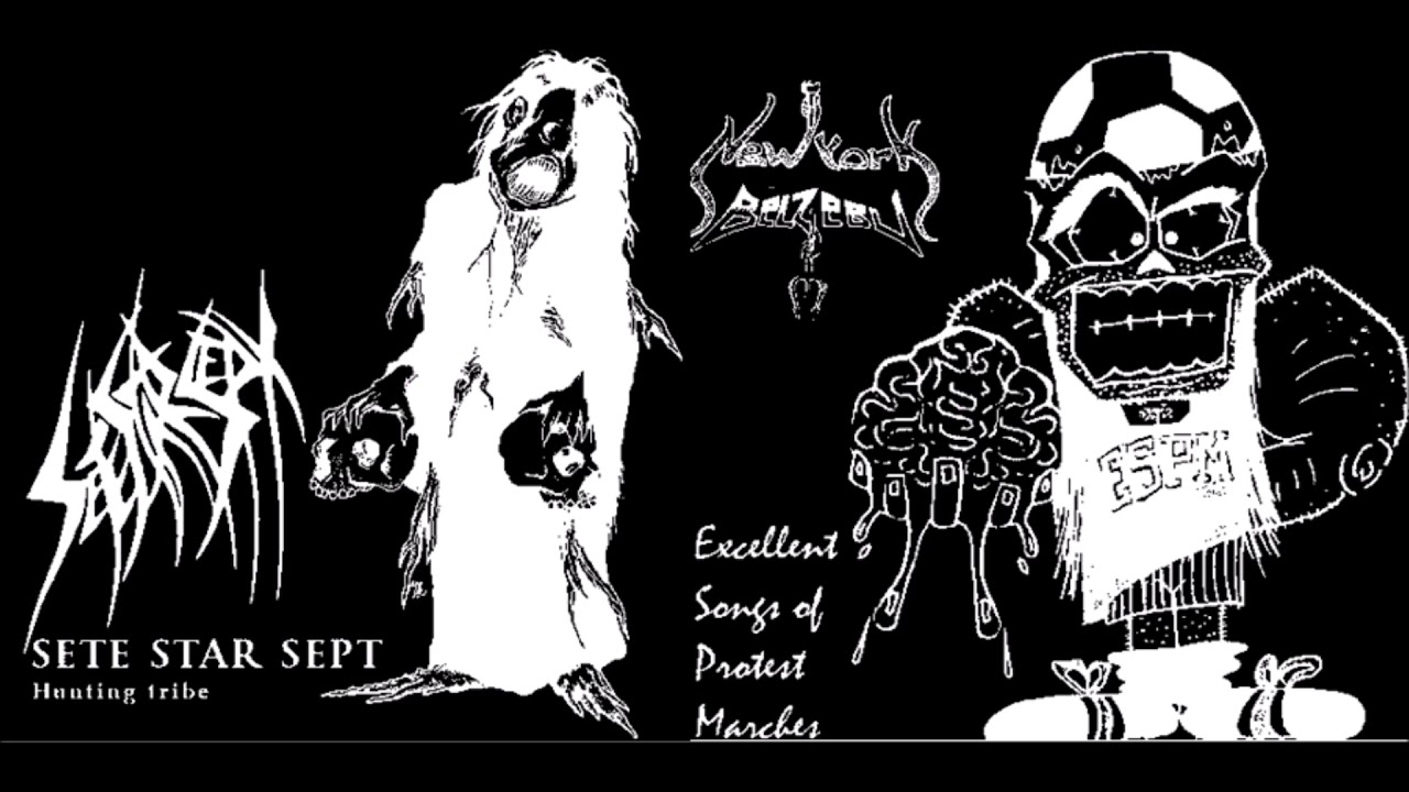 SETE STAR SEPT / NEW YORK AGAINST THE BELZEBU - Split 7'' (2014)