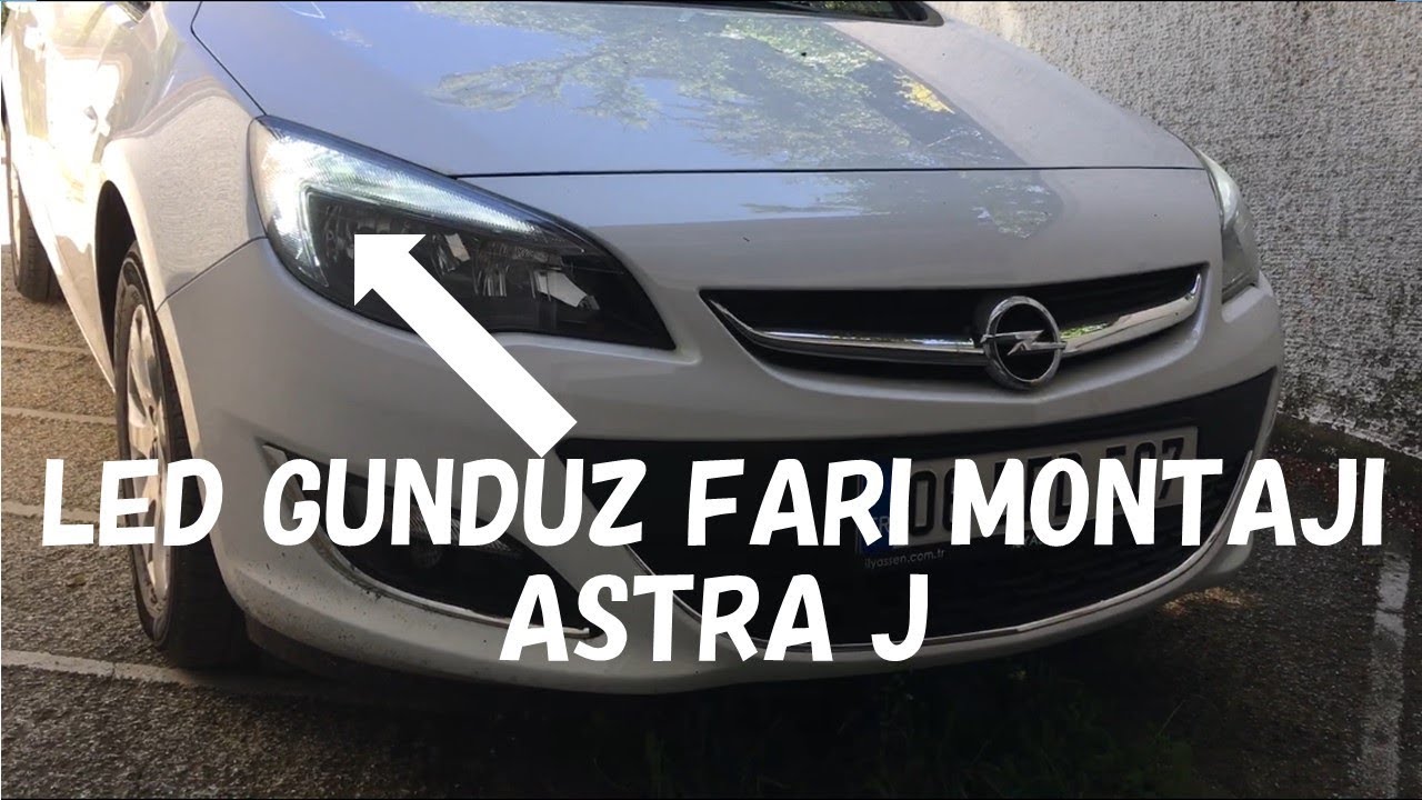 LED GÜNDÜZ FARI MONTAJI YAPTIM - ASTRA J - LED DRL MONTAGE