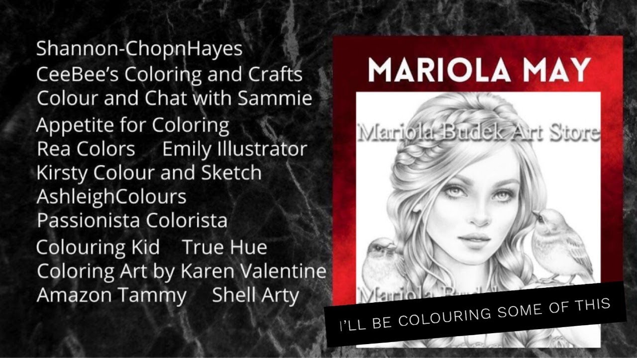 Livestream | Mariola May - Listening to Nature PDF | Colour and chat & Giveaway