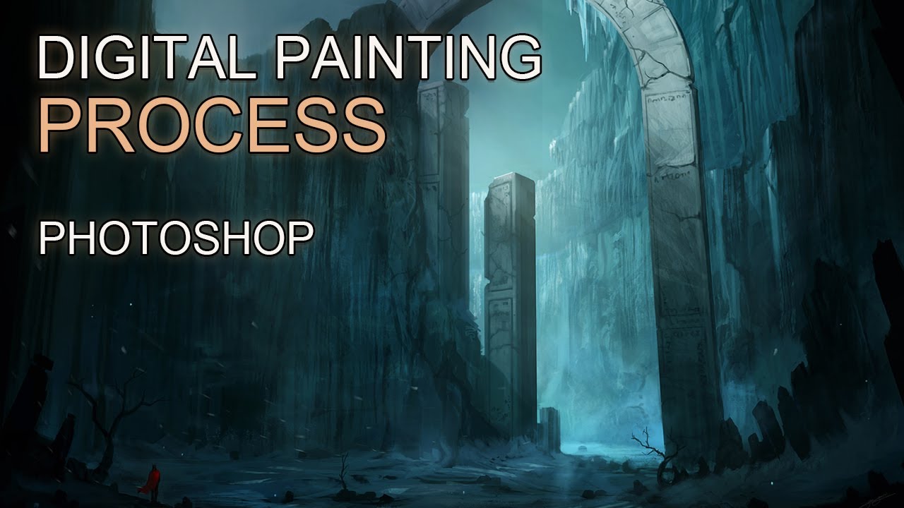 Digital Painting - The Frost Valley - Time-lapse