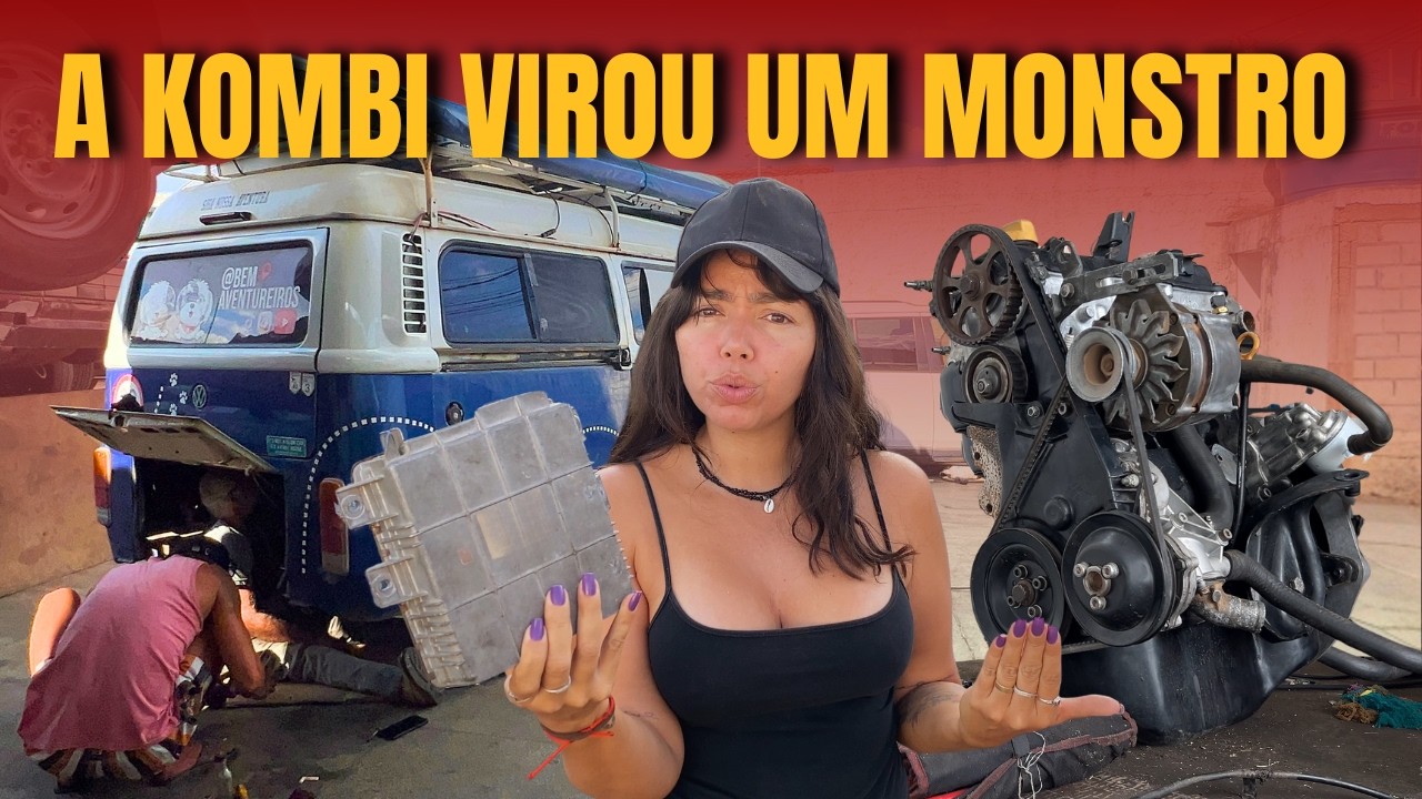 Adaptamos no MOTOR AP da kombi a INJE&Ccedil;&Atilde;O DO UNO e a CENTRAL DO TEMPRA | SER&Aacute; QUE VAI FUNCIONAR? 😱
