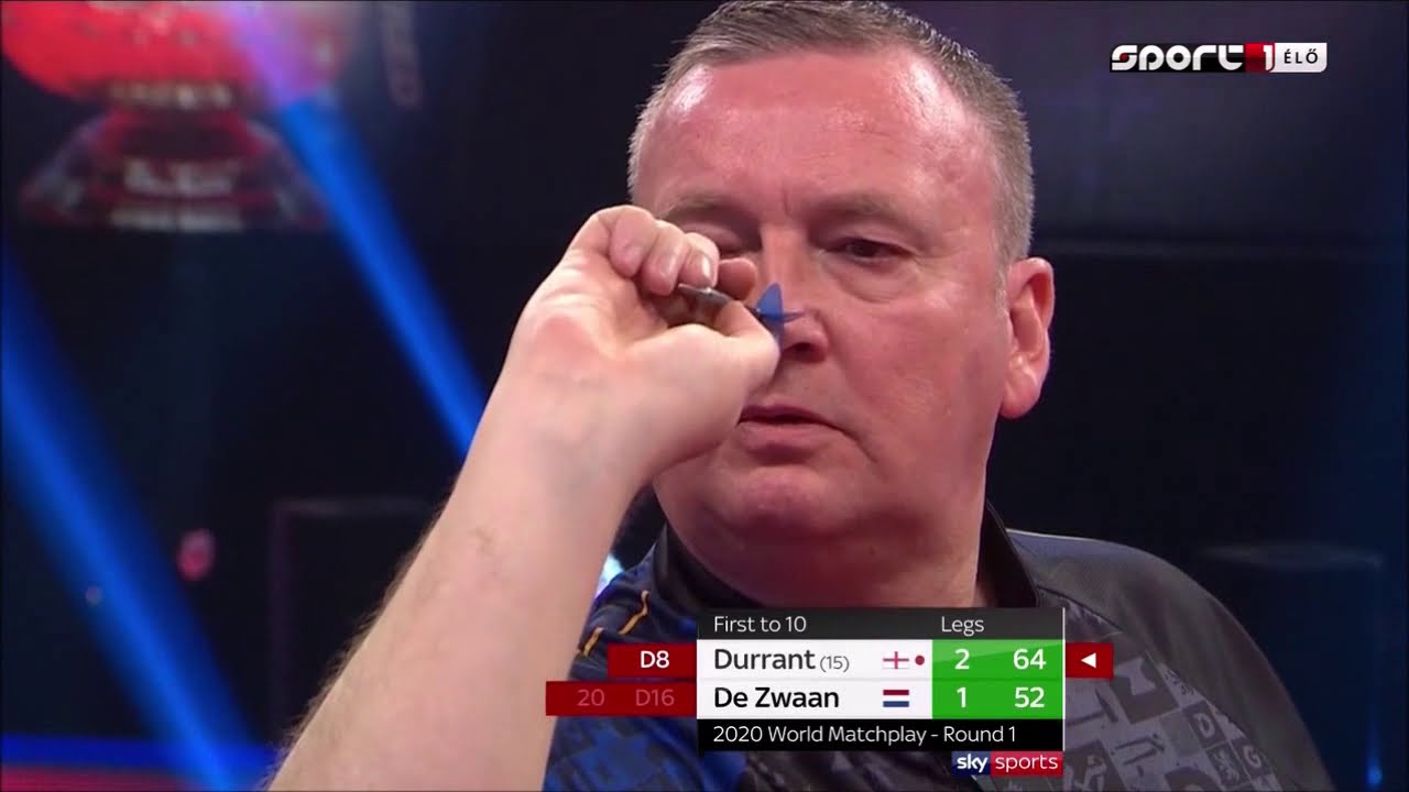 7) Glen Durrant vs Jeffrey de Zwaan 2020 World Matchplay 2020.07.19 Round 1