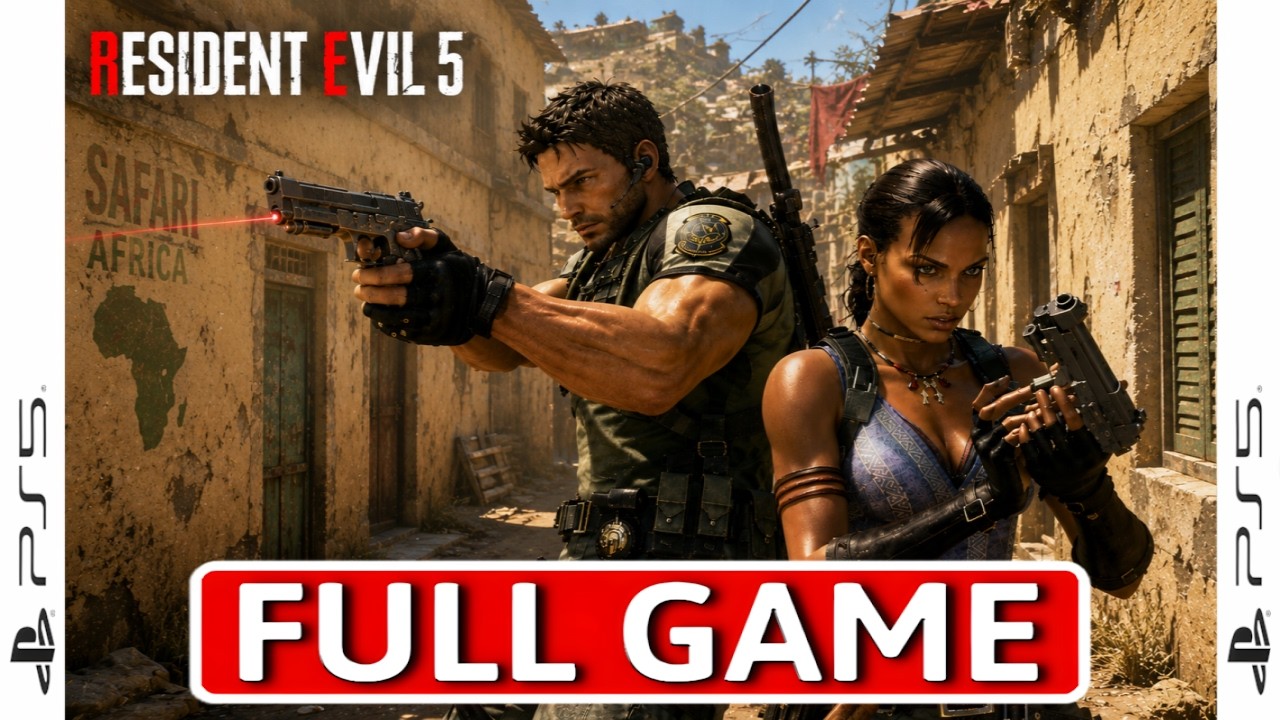 RESIDENT EVIL 5 - FULL GAME Walkthrough Longplay